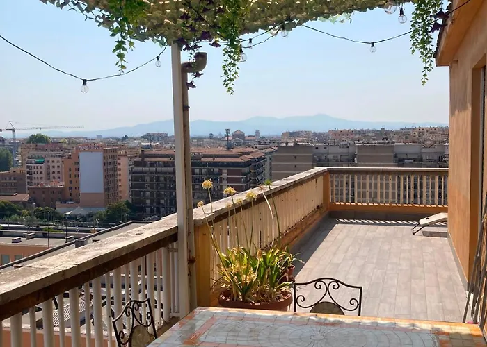 Apartment Terrace On The 11th Floor- Tuscolana
